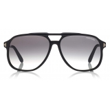 Tom Ford - Raoul Sunglasses - Round Sunglasses - Black - FT0753 -  Sunglasses - Tom Ford Eyewear - Avvenice