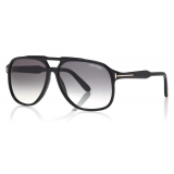 Tom Ford - Raoul Sunglasses - Occhiali da Sole Rotondi - Nero - FT0753 - Occhiali da Sole - Tom Ford Eyewear