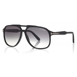 Tom Ford - Raoul Sunglasses - Round Sunglasses - Black - FT0753 - Sunglasses - Tom Ford Eyewear