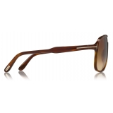 Tom Ford - Raoul Sunglasses - Round Sunglasses - Tortoise - FT0753 - Sunglasses - Tom Ford Eyewear