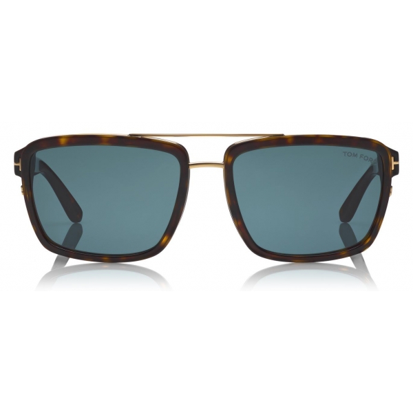 Tom Ford - Anders Sunglasses - Occhiali da Sole Quadrati - Havana Scuro - FT0780 - Occhiali da Sole - Tom Ford Eyewear