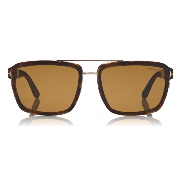 Tom Ford - Anders Sunglasses - Occhiali da Sole Quadrati - Havana - FT0780 - Occhiali da Sole - Tom Ford Eyewear