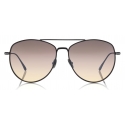 Tom Ford - Milla Sunglasses - Occhiali da Sole Rotondi - Nero Fumo - FT0784 - Occhiali da Sole - Tom Ford Eyewear