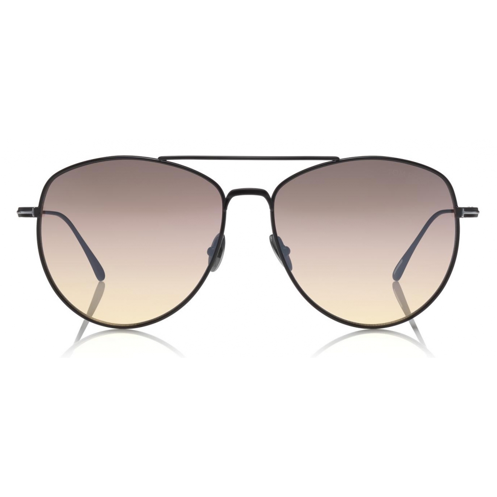 Tom Ford - Milla Sunglasses - Round Sunglasses - Black Smoke - FT0784 ...
