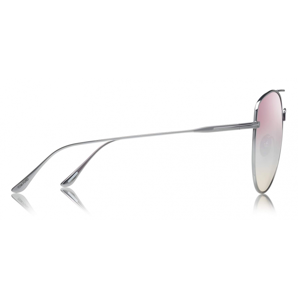 Tom Ford - Milla Sunglasses - Round Sunglasses - Silver Pink - FT0784 -  Sunglasses - Tom Ford Eyewear - Avvenice