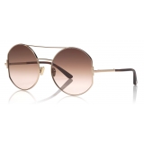 Tom Ford - Dolly Sunglasses - Round Sunglasses - Rose Gold - FT0782 - Sunglasses - Tom Ford Eyewear