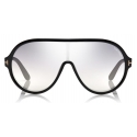 Tom Ford - Brenton Sunglasses - Mask Sunglasses - Black Smoke - FT0814 - Sunglasses - Tom Ford Eyewear