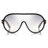 Tom Ford - Brenton Sunglasses - Mask Sunglasses - Black Smoke - FT0814 - Sunglasses - Tom Ford Eyewear