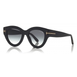 Tom Ford - Slater Sunglasses - Cat-Eye Sunglasses - Black - FT0658 - Sunglasses - Tom Ford Eyewear