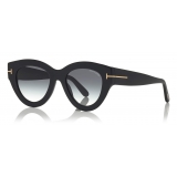 Tom Ford - Slater Sunglasses - Occhiali da Sole Cat-Eye - Nero - FT0658 - Occhiali da Sole - Tom Ford Eyewear