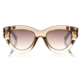 Tom Ford - Slater Sunglasses - Cat-Eye Sunglasses - Champagne - FT0658 - Sunglasses - Tom Ford Eyewear