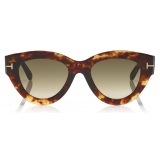 Tom Ford - Slater Sunglasses - Cat-Eye Sunglasses - Light Havana - FT0658 - Sunglasses - Tom Ford Eyewear