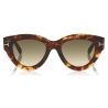 Tom Ford - Slater Sunglasses - Cat-Eye Sunglasses - Light Havana - FT0658 - Sunglasses - Tom Ford Eyewear