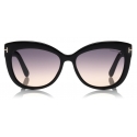 Tom Ford - Alistair Sunglasses - Occhiali da Sole Quadrati - Nero - FT0524 - Occhiali da Sole - Tom Ford Eyewear