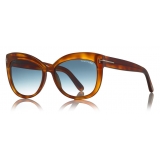 Tom Ford - Alistair Sunglasses - Occhiali da Sole Quadrati - Miele - FT0524 - Occhiali da Sole - Tom Ford Eyewear