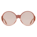 Gucci - Round Sunglasses - Pastel Pink - Gucci Eyewear