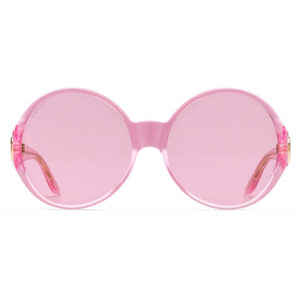 Gucci Round Sunglasses Pink Gucci Eyewear Avvenice