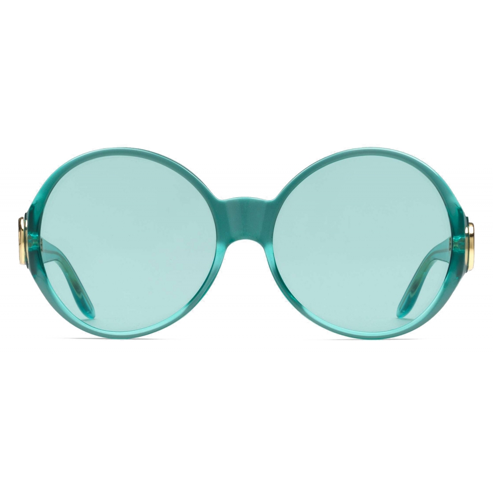 fænomen dialekt katastrofale Gucci - Round Sunglasses - Light Blue - Gucci Eyewear - Avvenice