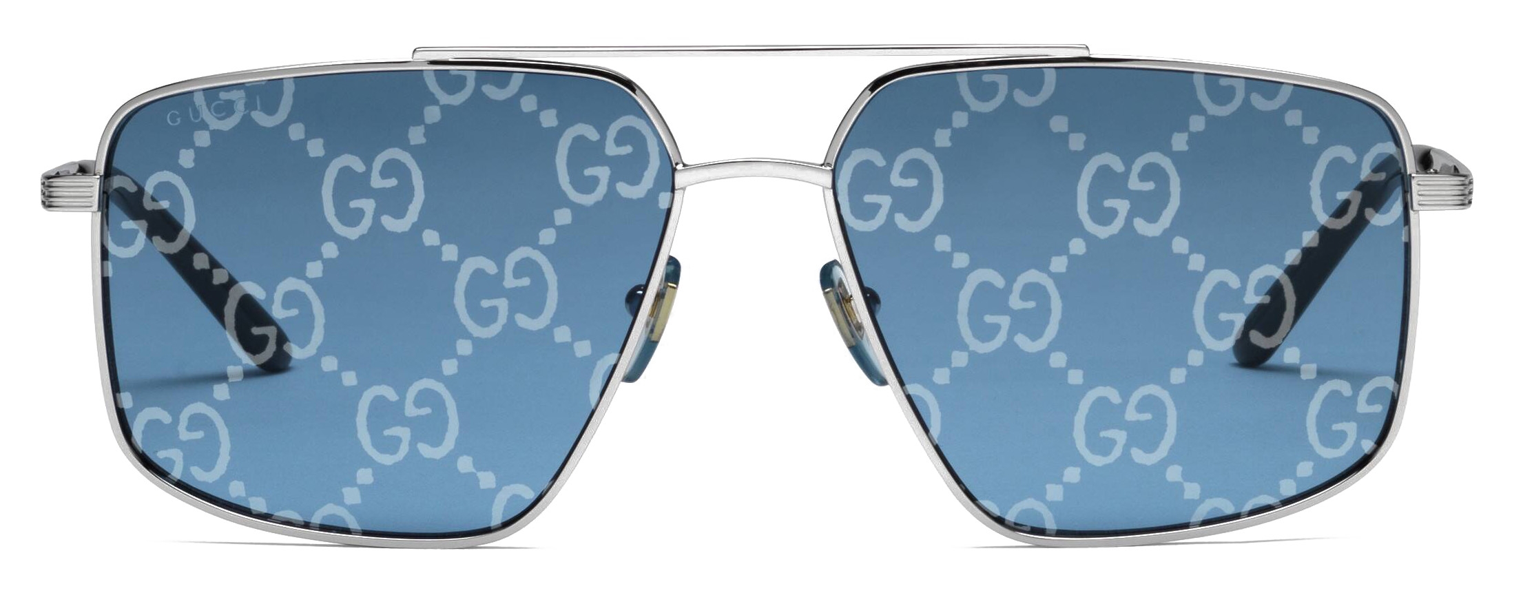 gucci aviator sunglasses with gg lens