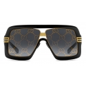Gucci - Occhiali da Sole Quadrati con Lenti GG - Nero Grigio - Gucci Eyewear