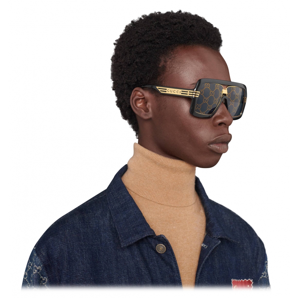 Gucci GG Square-Frame Sunglasses