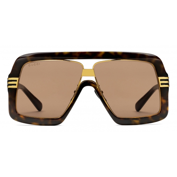Gucci - Square Sunglasses - Tortoiseshell Light Brown - Gucci Eyewear