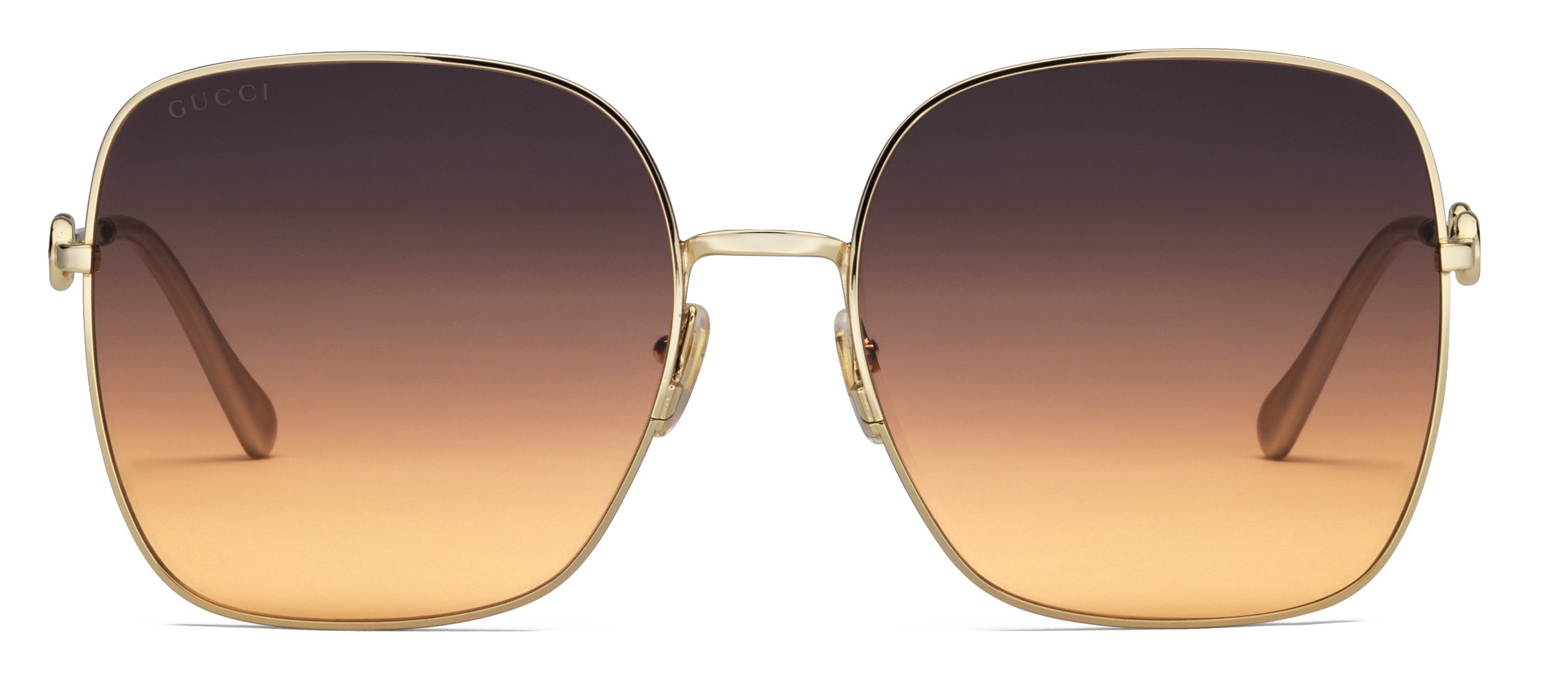 klud at retfærdiggøre Vanvid Gucci - Square Sunglasses - Gold Multicolor - Gucci Eyewear - Avvenice