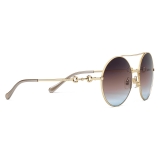 Gucci - Square Sunglasses - Gold Multicolor - Gucci Eyewear