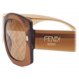 Fendi - Baguette - Square Sunglasses - Pink - Sunglasses - Fendi Eyewear