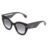Fendi - Fendi Roma - Cat-Eye Sunglasses - Black - Sunglasses - Fendi Eyewear