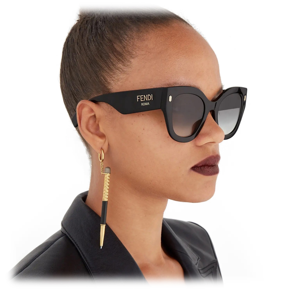 Discover more than 134 fendi black sunglasses super hot