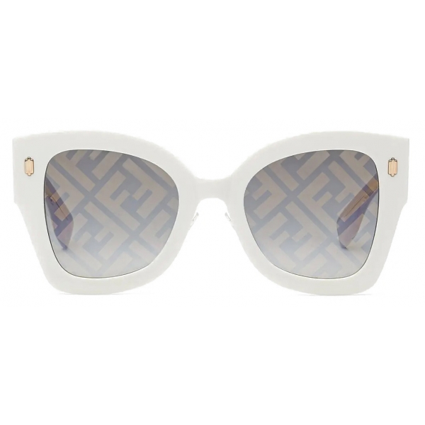 fendi white sunglasses