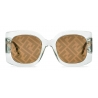 Fendi - Fendi Roma - Oversized Square Sunglasses - Transparent - Sunglasses - Fendi Eyewear