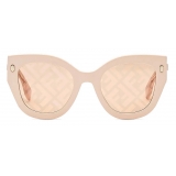 Fendi - Fendi Roma - Cat-Eye Sunglasses - Gold Pink - Sunglasses - Fendi Eyewear