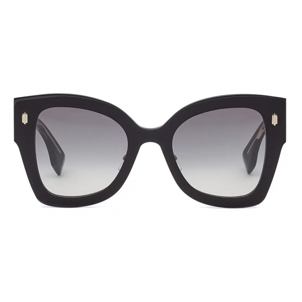 Fendi - Fendi Roma - Square Sunglasses - Black Gray - Sunglasses - Fendi Eyewear