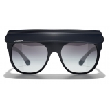 Chanel - Visor Sunglasses - Dark Blue Gray - Chanel Eyewear