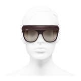 Chanel - Visor Sunglasses - Brown - Chanel Eyewear