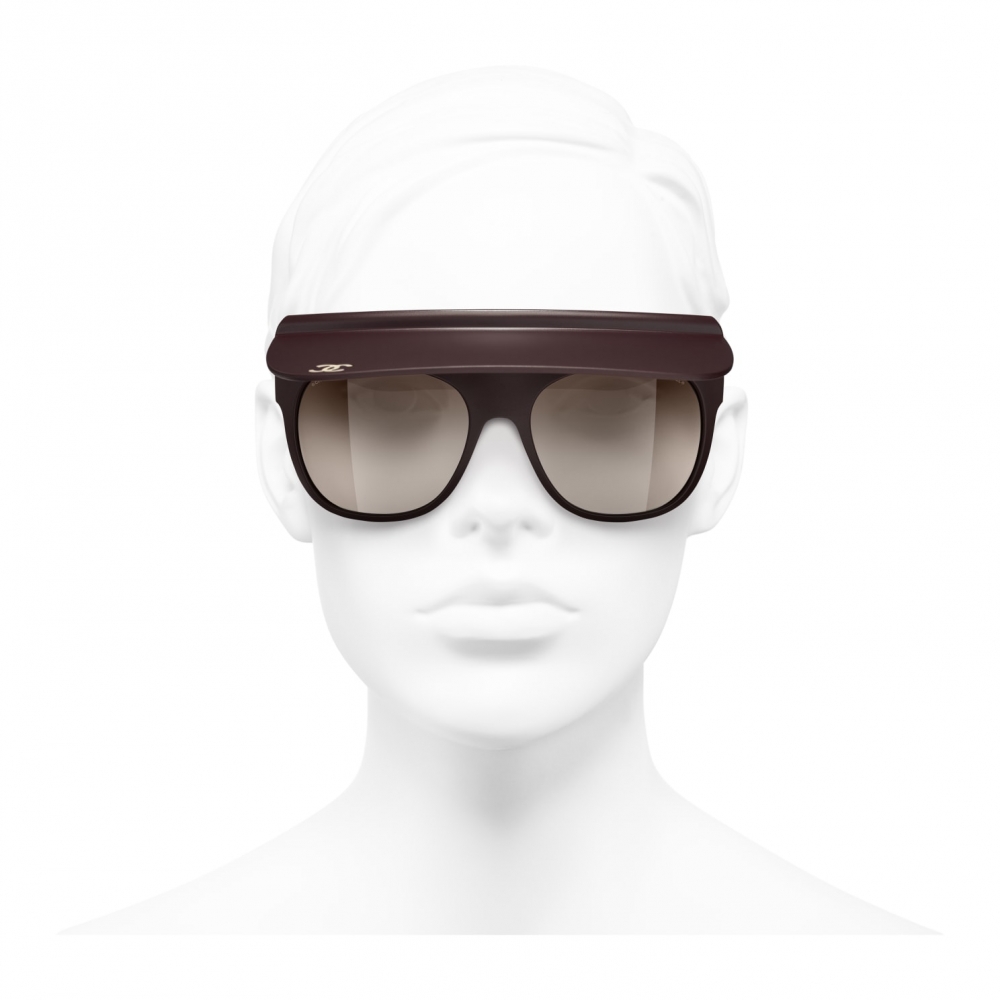 Chanel - Visor Sunglasses - Brown - Chanel Eyewear - Avvenice