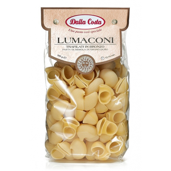 Dalla Costa - Lumaconi - Durum Wheat Semolina - Italian Artisan Pasta