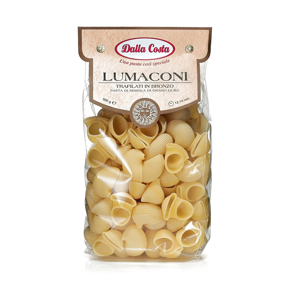 Dalla Costa - Lumaconi - Semola di Grano Duro - Pasta Artigianale Italiana