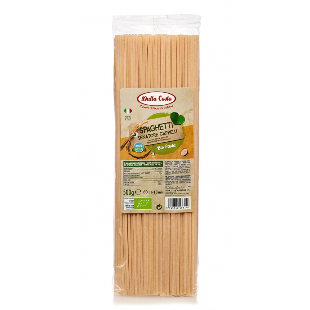 Dalla Costa - Spaghetti Bio - Senatore Cappelli - Pasta Artigianale Italiana