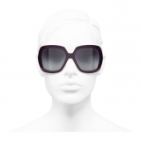 Chanel - Occhiali da Sole Quadrati - Viola Grigio - Chanel Eyewear