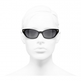 Chanel - Occhiali da Sole Cat-Eye - Nero Oro Grigio - Chanel Eyewear