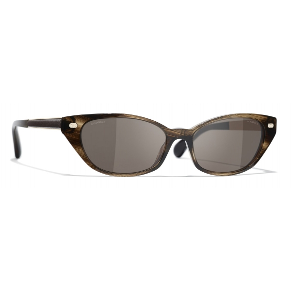 Chanel - Cat-Eye Sunglasses - Brown - Chanel Eyewear