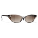 Chanel - Cat-Eye Sunglasses - Light Brown - Chanel Eyewear