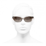Chanel - Occhiali da Sole Cat-Eye - Marrone Chiaro - Chanel Eyewear