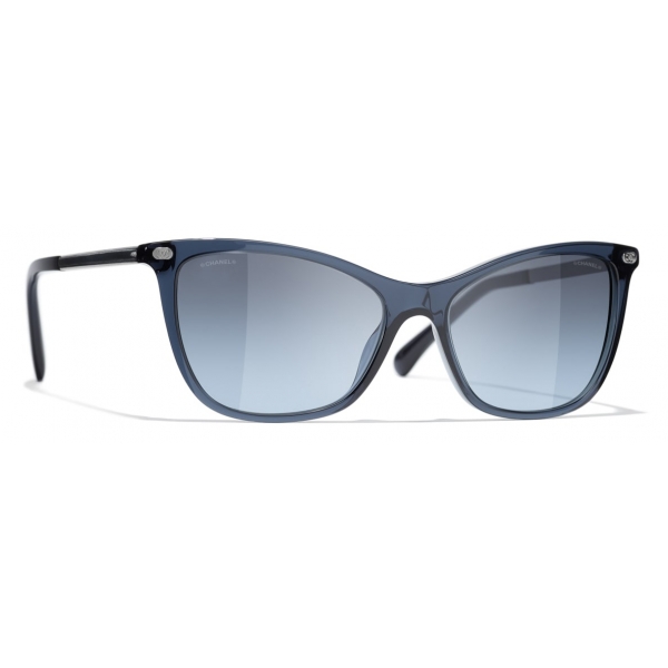 Chanel - Cat-Eye Sunglasses - Dark Blue - Chanel Eyewear