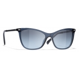 Chanel - Cat-Eye Sunglasses - Dark Blue - Chanel Eyewear