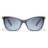 Chanel - Cat-Eye Sunglasses - Dark Blue - Chanel Eyewear