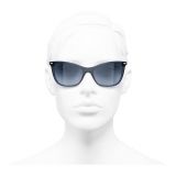 Chanel - Occhiali da Sole Cat-Eye - Blu Scuro - Chanel Eyewear